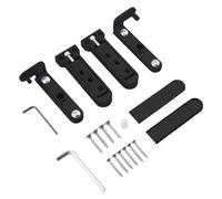 Compatibile con cerniera invisibile for porte Nvisible, cerniera superiore e inferiore regolabile for porte in legno, resistente(Matt black)