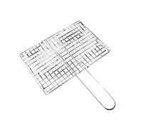 Compatibile con cestello for barbecue in acciaio inossidabile antiaderente for pesce, verdure, bistecche, picnic, gadget, griglia in rete