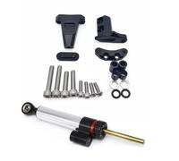 Compatibile Con CF450SR 2022 2023 2024 Il Kit Di Supporto Per Il Montaggio Dello Stabilizzatore Dell'ammortizzatore Dello Sterzo Per Moto In Alluminio E Carbonio CNC Barre stabilizzatrici moto(B silve