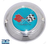 Compatibile con Chevrolet Corvette Badge Emblema Monogram Flag Logo NUOVO