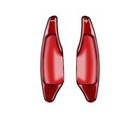 Compatibile Con Chevrolet Per Camaro Per Corvette C7 Per Vera Fibra Di Carbonio Forgiata Estensione Della Paletta Del Cambio Ausiliaria Per Auto(Red Carbon Fiber)