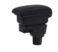 Compatibile Con Chevrolet Per Sonic/Aveo Lova T250 T300 Bracciolo Box Auto AutoStorage Accessori Interni Dedicati(B2 black line 3USB)