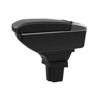 Compatibile Con Chevrolet Trax Tracker 2015 2016 2017 2018 Bracciolo Per Auto Con USB Doppio Strato Di Archiviazione Accessori Modificati(B1 Black red NO USB)