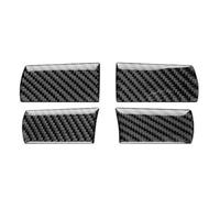 Compatibile Con Chrysler 300 300C 2005 2006 2007 2008 2009 2010 Adesivi Per Rivestimenti Interni Dei Pulsanti Del Volante Dell'auto Decorazione d'interni(Nero,Size 2)