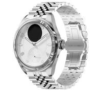 Compatibile con cinturini Withings Smartwatch, Lamshaw 18 mm, 20 mm, in solido acciaio inox, con chiusura pieghevole a farfalla, compatibile con Withings ScanWatch 2 38 mm, 42 mm/Scanwatch Nova 42 mm