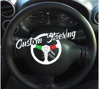 Compatibile Con CITROEN BERLINGO II 2008-2017 Coprivolante In Pelle Nera