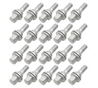 Compatibile Con Citroen Per Berlingo 2008 Per C2 2003 Per C3 2002 20x Dadi Delle Ruote Per Auto Bulloni 17mm 12x1.25mm 9817024580 Bulloni Ruota Dadi