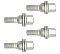 Compatibile Con Citroen Per C2 2003 Per C3 2002 Per Berlingo 2008 Per C6 2005 Per C5 2001 4x Dadi Delle Ruote Bulloni Piatti 17mm Esagonali Bulloni Ruota Dadi