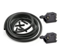 Compatibile con Citroen per Jumper per Relay Universale Lavavetri Spruzzatore Tergicristallo Pompa Lavavetri per Auto Ugelli per tergicristalli(Nozzle And 2m Hose)