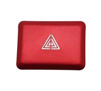 Compatibile con CIVIC 11th MK11 2022 2023 2024 adesivi copertura pulsante avvertimento dell'interruttore portellone posteriore della luce di emergenza auto