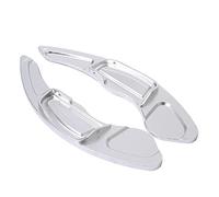 Compatibile con Civic 2009 2010 2011 2012 Auto Car Styling Coppia Paddle Shifter Estendi Estensione Auto Cambio Alluminio Paletta Cambio Volante del(Silver)