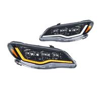 Compatibile Con Civic FD2 8th 2006 2007 2008 2009 2010 2011 2012 DRL Fari Anteriori Gruppo Fari Lente Proiettore Dinamica LHD RHD Faro Anteriore