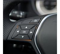 Compatibile con Classe C Classe E Classe A Classe B CLA GLA per GLK Multi-funzione Volante Pulsante di Controllo per W176 W204 W207 W218 W156 (nero)