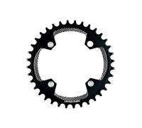 Compatibile con corona MTB simmetrica ZRACE BCD96 32T-38T AL7075 CNC Vickers-durezza 15+(Black 34T)