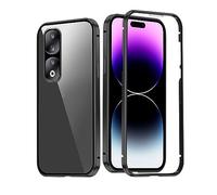 Compatibile con Cover Honor 90 Pro Trasparente con Temperato Vetro, Custodia Honor 90 Pro Antiurto 360 Gradi con Protezione Schermo Integrata Rugged Doppia Bumper Protettiva Case (nero)