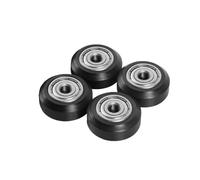 Compatibile con Cre-ality 2/4/6 pezzi/lotti di puleggia con cuscinetto incorporato POM, parte Compatible with stampante 3D compatibile con piastra di trasporto(Pulley Kit 4 pcs)