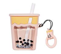 Compatibile Con Custodia AirPods 1/2 Tè al latte, Bambini Adolescenti Ragazze Ragazzi Donne Silicone Cover Per Custodia AirPod, Funny Kawaii Cartoon 3D Cute Cover For AirPods Case Boba Milk Tea