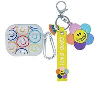 Compatibile Con Custodia AirPods 3 Generazione Smile, Bambini Adolescenti Ragazze Donne Silicone TPU Disegno Sorridente Cute Cartoon 3D Cover per Custodia AirPods 3rd 2021 Generation Case Cover