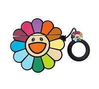 Compatibile con Custodia Airpods Pro Girasole [2019], Bambini Adolescenti Ragazze Ragazzi Donne Copertina in Silicone Carino Kawaii Divertente Moda Cartone 3D Disegno Fiori per Custodia AirPods Pro