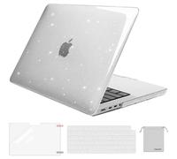 Compatibile con custodia per MacBook Pro da 14 pollici, modelli 2023, 2022, 2021 (M3A2918A2992M2A2779M1A2442), con brillantini.