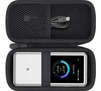 Compatibile con custodia ZTE U60 Pro (MU5250), custodia Lamshaw in EVA resistente, antiurto e leggera, custodia protettiva compatibile con router ZTE U60 Pro MU5250 5G Pocket Wi-Fi 7 (nero)