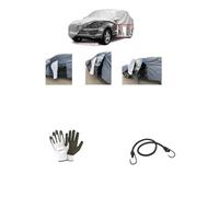 COMPATIBILE CON DACIA Logan MCV 1.0 SCe 12V 75 CV TELO PER AUTO CON ZIP LATERALE FELPATO TELO COPERTURA COPRIAUTO ANTIGRANDINE DOPPIO E SPESSO TG.L 485X195X185CM