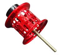 Compatibile con Daiwa Tatula Hd 200 e per Tws 200 Reels, bobina in alluminio CNC per Sv Tw 153, 9g parte di ricambio leggera per una migliore distanza di fusione, rosso (rosso)
