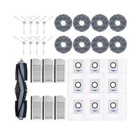Compatibile con Deebot X1 OMNI / T10 OMNI Accessori Parti for aspirapolvere Robot Sacchetto for la polvere Filtro Hepa Spazzola laterale principale Mop Pattumiera (Color : 32PCS)