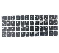 Compatibile con Dell XPS Tedesca tastiera adesivo nero opaco 1,1 cm x 1,3 cm con 48 tasti tastiera Sticker selbstk vita
