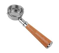 Compatibile con DeLonghi, compatibile con Portafiltro senza fondo Barsetto 51/54/58mm con manico in legno(58MM E61 Lamarzocco)