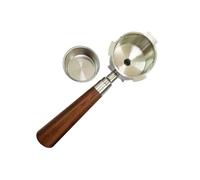 Compatibile con Delonghi Dedica Maniglia portafiltro a doppio beccuccio da 51 mm for EC680 EC685 EC820 EC890 EC900(Red rosewood handle)