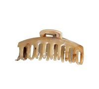 Compatibile con design personalizzato, fermaglio for capelli geometrico giallo e caffè colorato, semplice moda, grande squalo in plastica, accessori(HW0804-D)