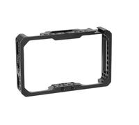 Compatibile con Desview R5 5.5" On-Camera 4K HDTV DSLR - Gabbia con 2 attacchi a slitta, fori filettati M4 e 1/4"-20(R6 5.5 Inch)