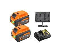 Compatibile con Dewalt, Batteria DCB609 60V MAX Flexvolt Batteria da 9000mAh Compatibile DCB547-XJ DCB606 DCB200 DCB182 DCB204 Batteria for elettroutensile(9.0ahx4-6ACharger)