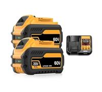 Compatibile Con Dewalt, Batterie, Batterie For Utensili Elettrici, DCB200 MAX, DCB606, DCB205, DCB206, DCB209, DCB182,20 V, 60 V, 9000 MAh, Batteria(9AH X2 charger X1)