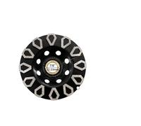 Compatibile Con Disco Abrasivo A Forma Di Rombo Diamantato SHDIATOOL Da 4"/4,5" For Levigatura A Tazza, Turbo, Calcestruzzo Durevole, Muratura, Granito, Pietra(1pc,Dia 100mm)