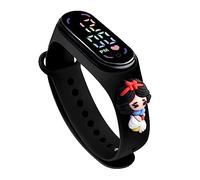 Compatibile con Disney StellaLou Orologio LED elettronico for bambini Personaggio dei cartoni animati Stitch Doraemon Orologio sportivo impermeabile Anime Regali for bambiniDisney Frozen Elsa Princess