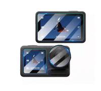 Compatibile con DJI Action 6 Pellicola protettiva per schermo in vetro temperato 9H Copertura completa HD trasparente Antigraffio Antiurto