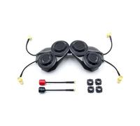 Compatibile con DJI Goggles V1 V2, Mjolnir Pro Juggernaut e Maple Leaf 5.8G Antenna Combo Set for Crossing Drone Thor Tre Generazioni(Black Set 7)