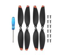 Compatibile con DJI Mini 2/Mini SE/Mini 2 SE/Mini 4K: eliche leggere e silenziose - ventole alari di ricambio, accessori for droni(Orange type A)
