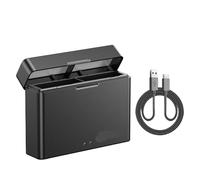 Compatibile con DJI Osmo Action 5 Pro/4/3, batteria for action camera da 2200 mAh(Black)