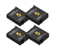 Compatibile con DJI Osmo Action 5 Pro e 4/3, batteria e caricabatterie for fotocamera da 1950 mAh(4 pcs batteries)