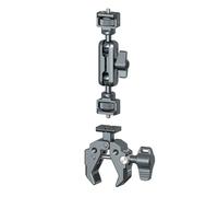 Compatibile con DJI OSMO Action Camera - Morsetto multifunzionale con base NATO e braccio magico con testa a sfera a 360°(Clamp W Magic Arm)