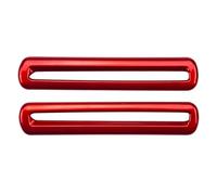 Compatibile Con Dodge Per Challenger 2015 2016 2017 2018 2019 2020 Rivestimento Per Bocchetta Aria Condizionata Portiera Auto, Protezione Interna Decorazione d'interni(Rosso)
