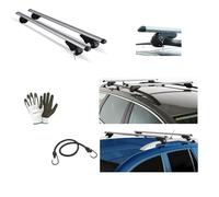 COMPATIBILE CON DR dr 5.0 anno 2020 in poi BARRE PORTATUTTO PORTABAGAGLI MENABO 135CM BARRA ALLUMINIO PER AUTO CON RAILING NON ATTACCATI COMPLETAMENTE AL TETTO