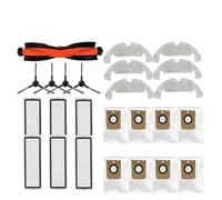 Compatibile con Dreame Bot D10s Plus D9 Plus Robot Aspirapolvere Pezzi di Ricambio Spazzole Laterali Principali Panni for Mocio Filtri HEPA Sacchetti for la Polvere Accessori(Beige)