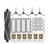 Compatibile con Dreame Bot D10s Plus D9 Plus Robot Aspirapolvere Pezzi di Ricambio Spazzole Laterali Principali Panni for Mocio Filtri HEPA Sacchetti for la Polvere Accessori(Chocolate)