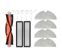 Compatibile con Dreame D9, D9 Max, L10 Pro Robot Aspirapolvere Ricambi Materiali di consumo Spazzola laterale principale Filtro Hepa Panno for mocio Accessori(Clear)