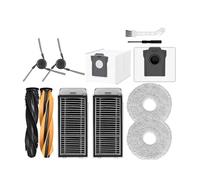 Compatibile con Dreame L40S Pro Ultra /X50sProMaster / L50ProUltra Accessori Spazzola laterale principale Filtro Mop Sacchetto for la polvere in tessuto(Green)