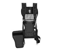 Compatibile con DSLR Multi Dual 2 Camera Carrying Chest Harness Vest Quick Strap fondina laterale